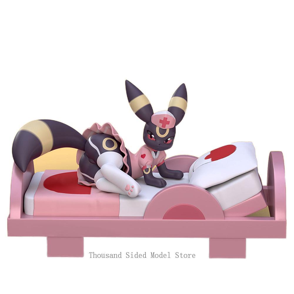 Model Kit Umbreon - ในสต็อกน่ารัก Pokemon Kawaii Umbreon อะนิเมะตัวเลข 1/20