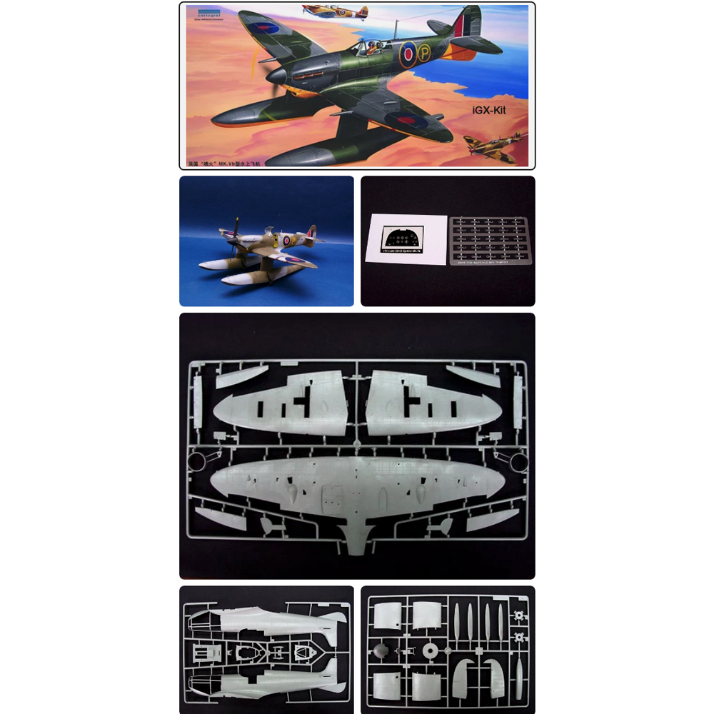 Model Kit Spitfire - ทรัมเป็ตเตอร์ 02404 1/24 สเกล ซุปเปอร์มารีน สปิตไฟร์