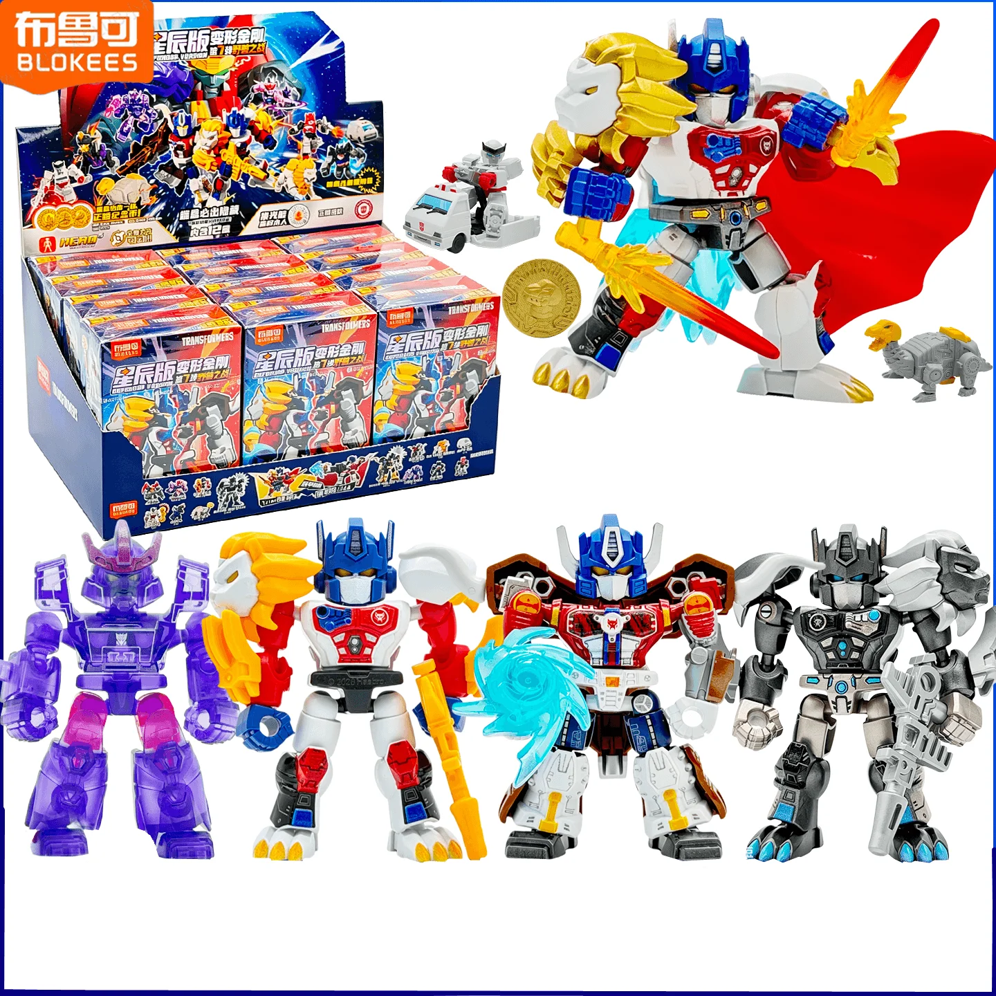 Model Kit Transformers - ฮอต บล็อกคีส์ ทรานส์ฟอร์เมอร์ส ดีเฟนเดอร์ เวอร์ชัน 7