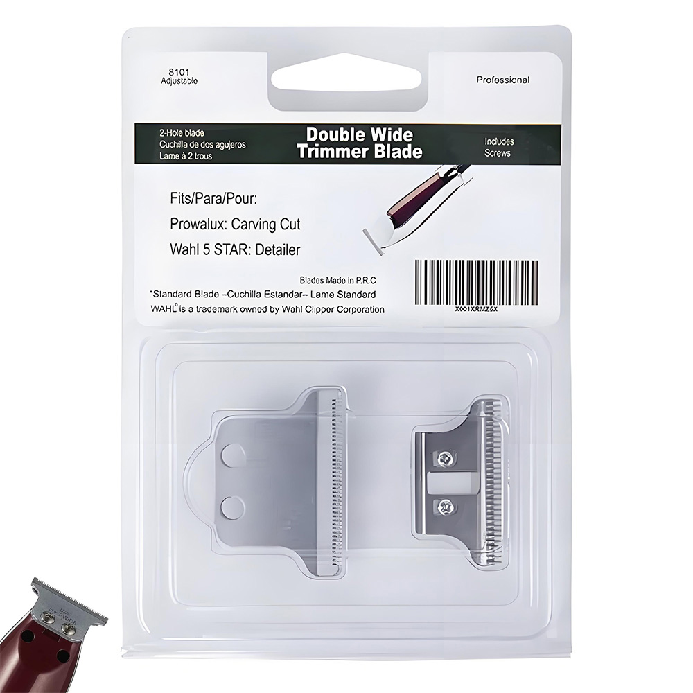 Model Kit Clipper - ใบมีดตัดแต่งทรง T-Wide คุณภาพสูงสำหรับเครื่องตัดแต่งทรงผม Wahl 5 Star