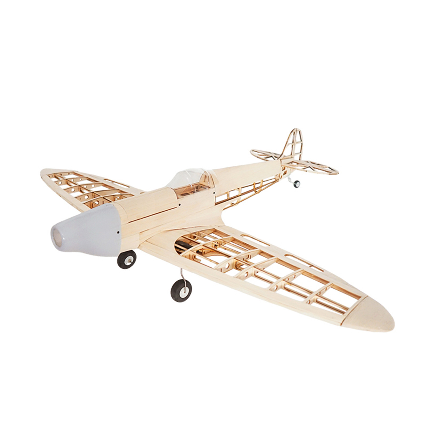 RC AirPlanes เลเซอร์ตัดไม้ Bal - Model Kit Spitfire บทวิจารณ์และราคา