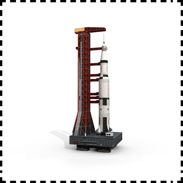 1:300 Scale USS Saturn V Rocke - Model Kit Uss Iowa บทวิจารณ์และราคา