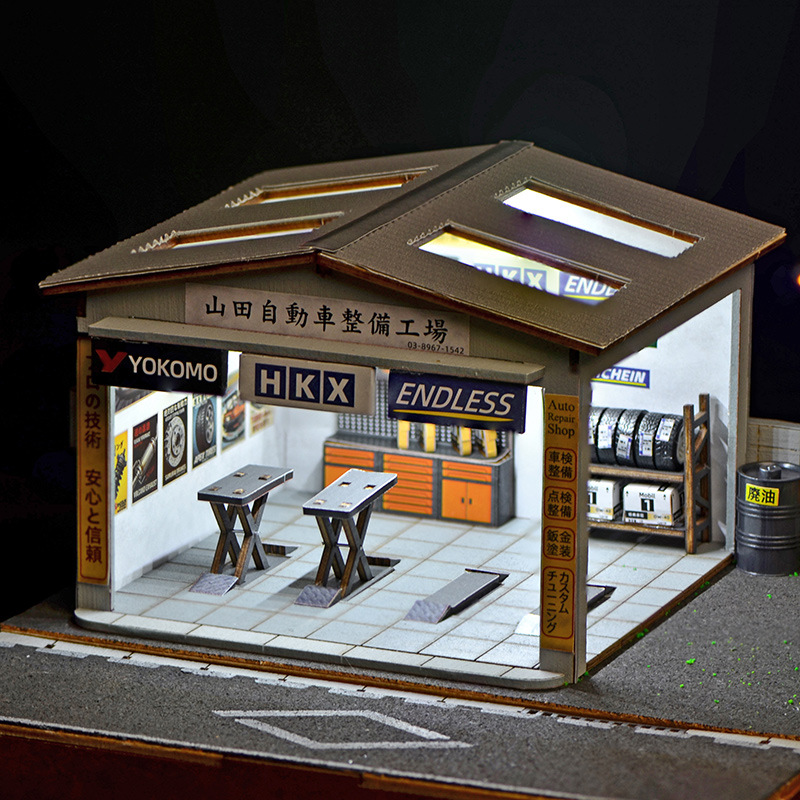 ชุดประกอบฉากจำลองอู่ซ่อมรถยนต์ - Model Kit Store บทวิจารณ์และราคา