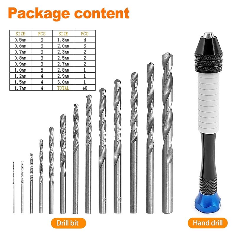 ชุดสว่านมือขนาดเล็ก A98E-Mini  - Pin Vice Micro บทวิจารณ์และราคา