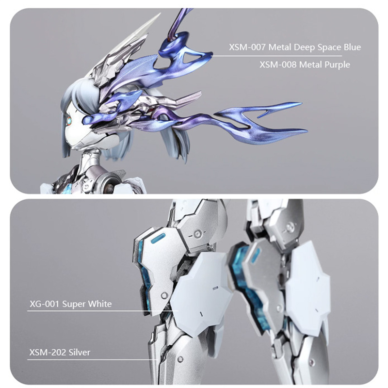 ใหม่ DSPIAE XSM สีเมทัลลิกสูตร - Model Kit Paint Set บทวิจารณ์และราคา