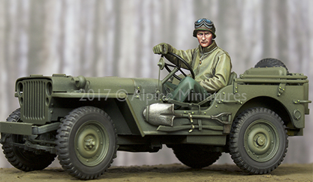 1:35 ชุดเรซิ่น US Jeep Driver - Model Kit Warhammer บทวิจารณ์และราคา