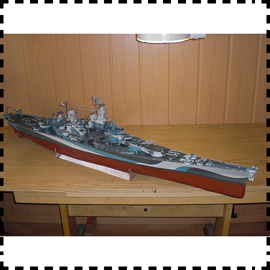 ชุดโมเดลการ์ดกระดาษเรือรบทหารเ - Model Kit Uss Missouri บทวิจารณ์และราคา