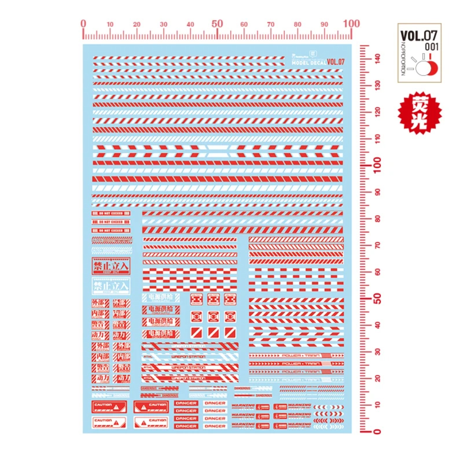 สติ๊กเกอร์เรืองแสงเตือนภัยสำหร - Model Kit Paint Set บทวิจารณ์และราคา