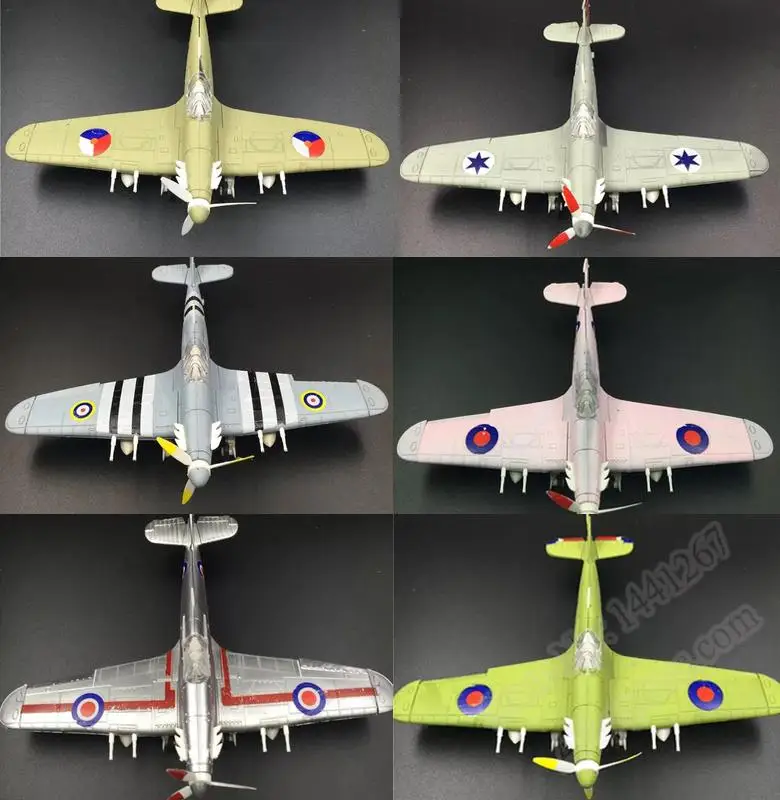 6 ชิ้น/เซ็ต WWII UK Hurricane  - Model Kit Spitfire บทวิจารณ์และราคา