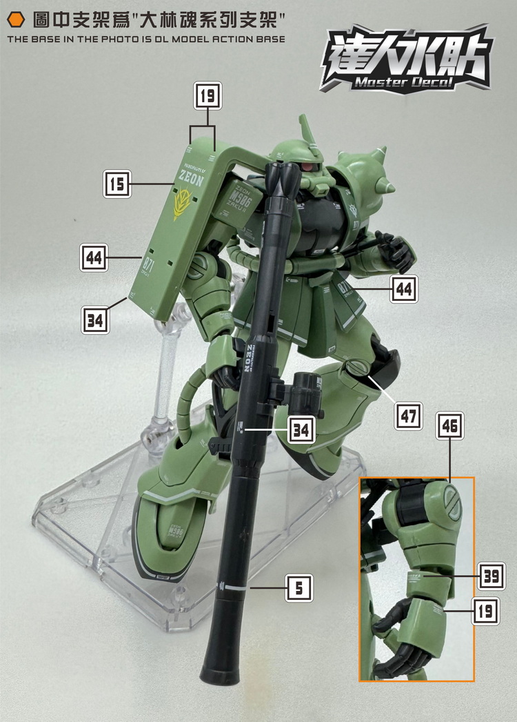 มาสเตอร์เดคอล H028 สติ๊กเกอร์ก - Model Kit Gundam Hg บทวิจารณ์และราคา