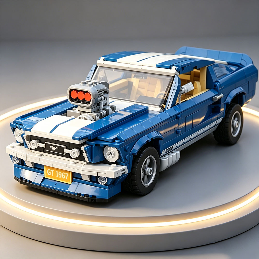 MOC1471Pcs รถแข่งกีฬาฟอร์ด มัส - Model Kit Mustang บทวิจารณ์และราคา
