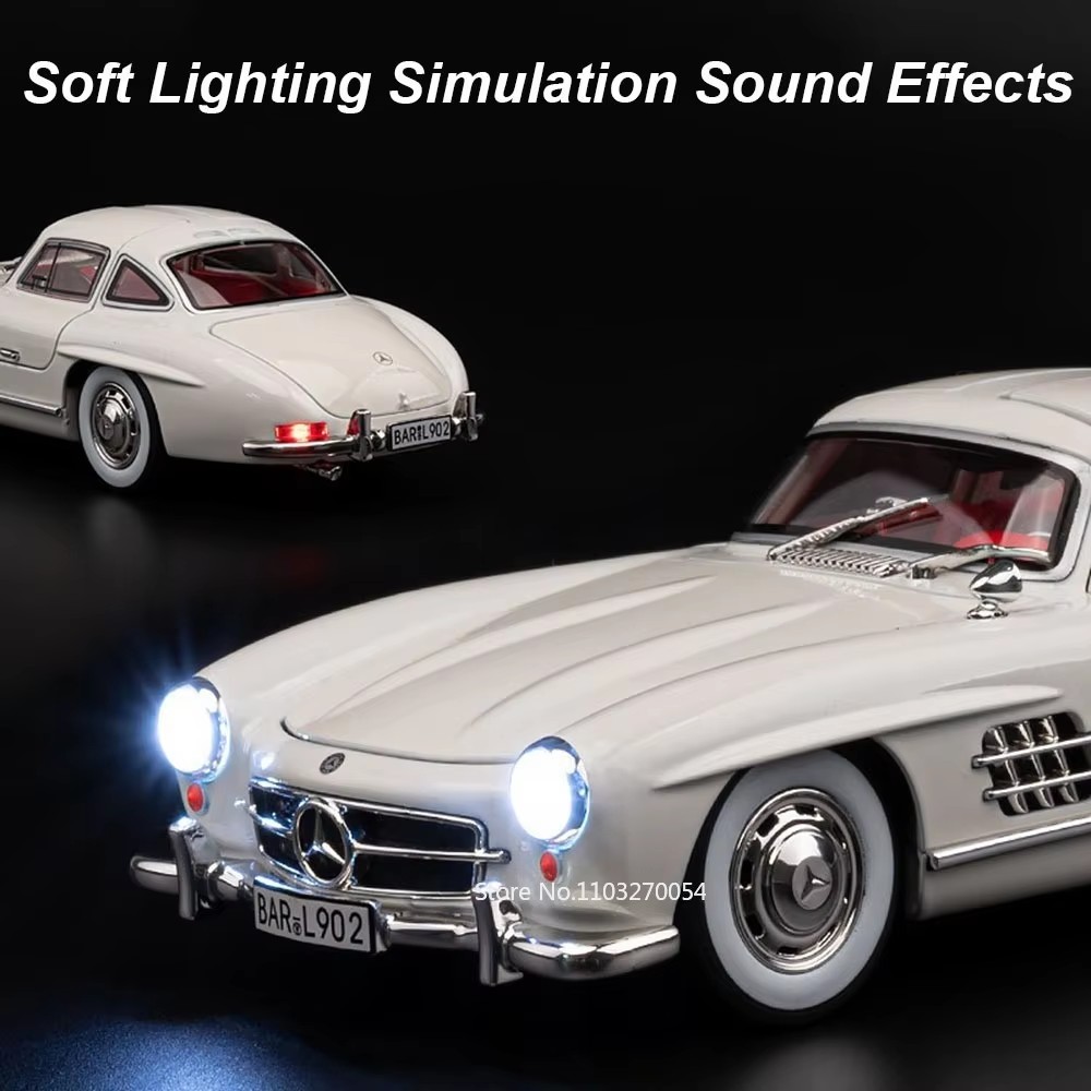 1:24 300SL W140 รุ่นของเล่นDie - Model Kit Mustang บทวิจารณ์และราคา