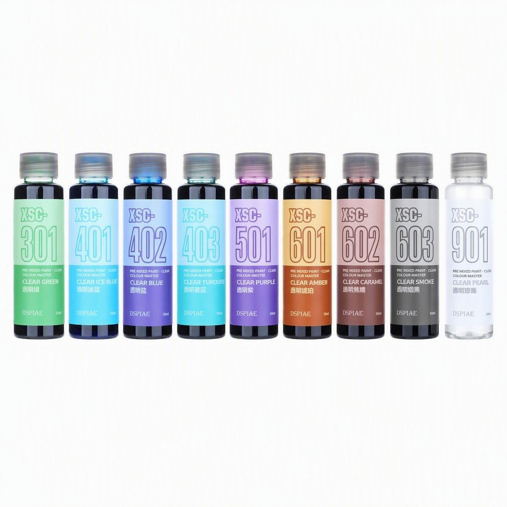DSPIAE XSC Series สีผสมสำเร็จร - Model Kit Paint Set บทวิจารณ์และราคา