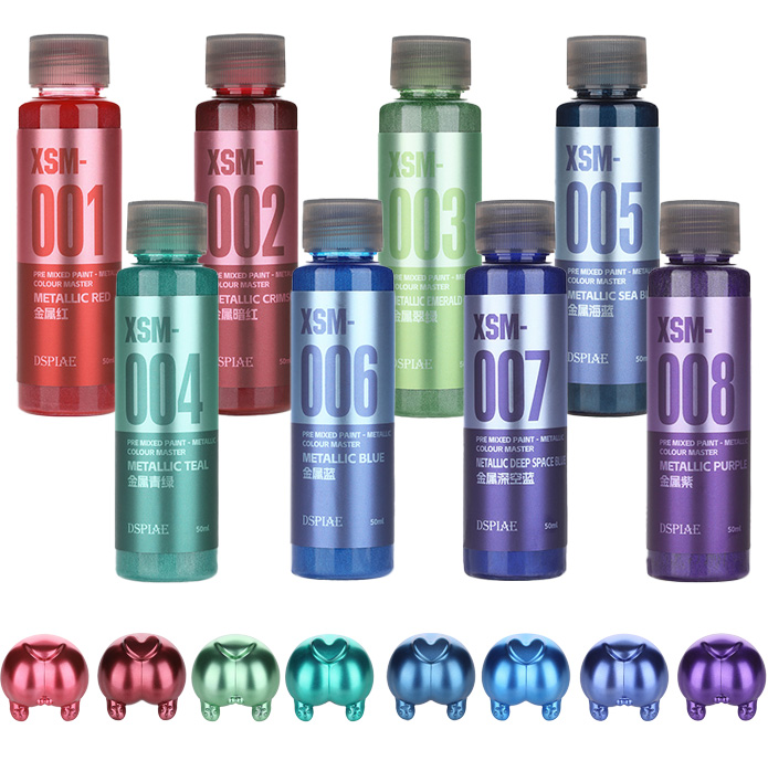 DSPIAE XSM สีเมทัลลิกสูตรน้ำ 5 - Model Kit Paint Set บทวิจารณ์และราคา