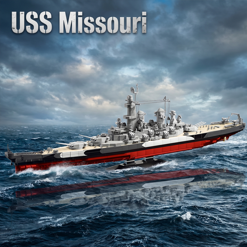 ชุดตัวต่อเรือรบ USS Missouri 2 - Model Kit Uss Missouri บทวิจารณ์และราคา