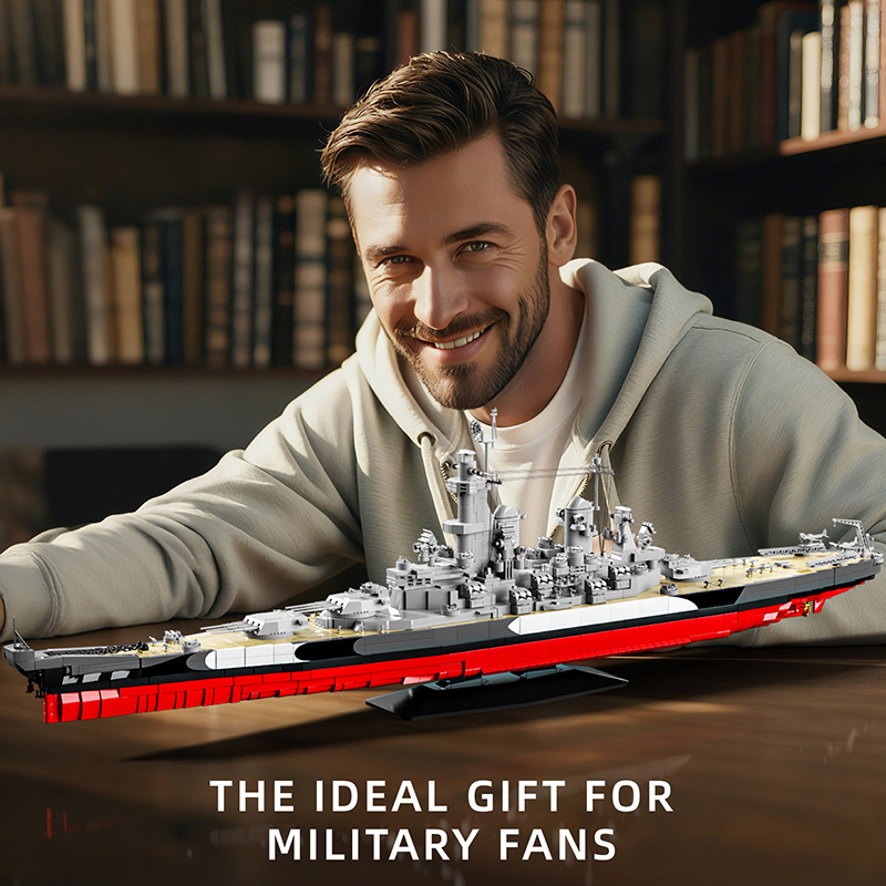 ชุดตัวต่อเรือรบ USS Missouri 2 - Model Kit Uss Missouri บทวิจารณ์และราคา