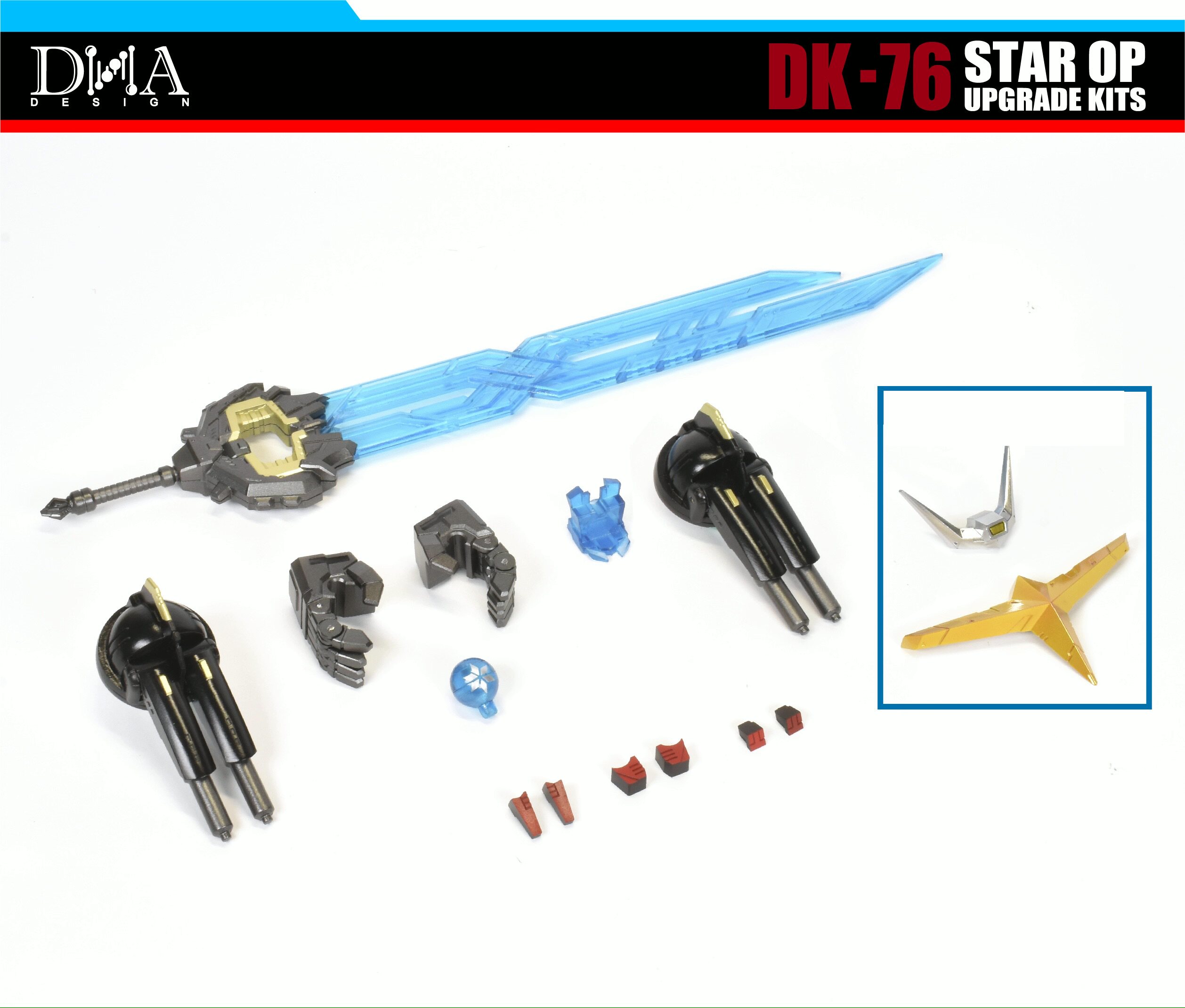 ชุดอัพเกรด DNA DK-76 สำหรับ Ag - Model Kit Transformers บทวิจารณ์และราคา